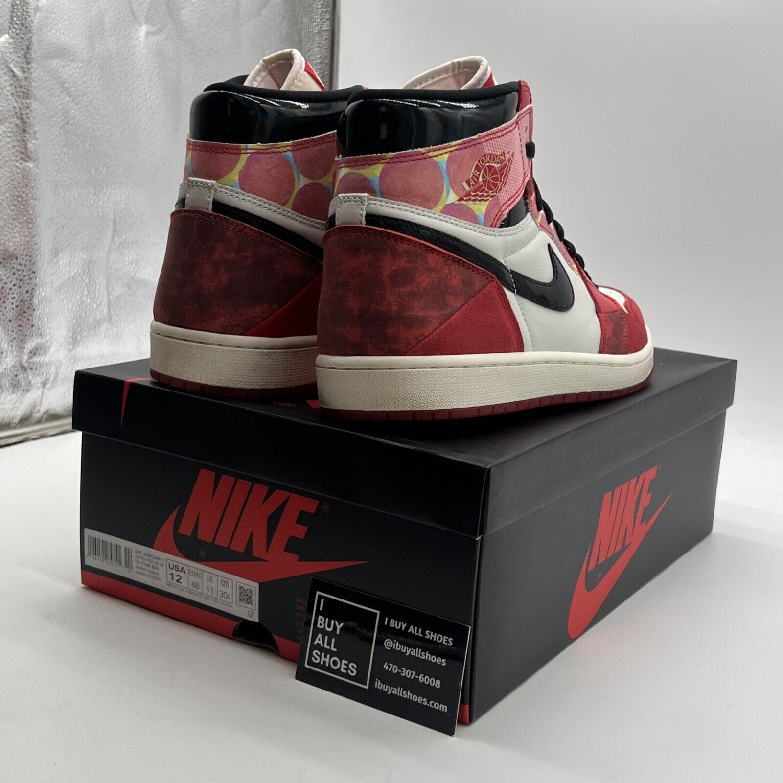Size 12 - Air Jordan 1 Retro OG x Marvel High Next Chapter (DV1748-601)