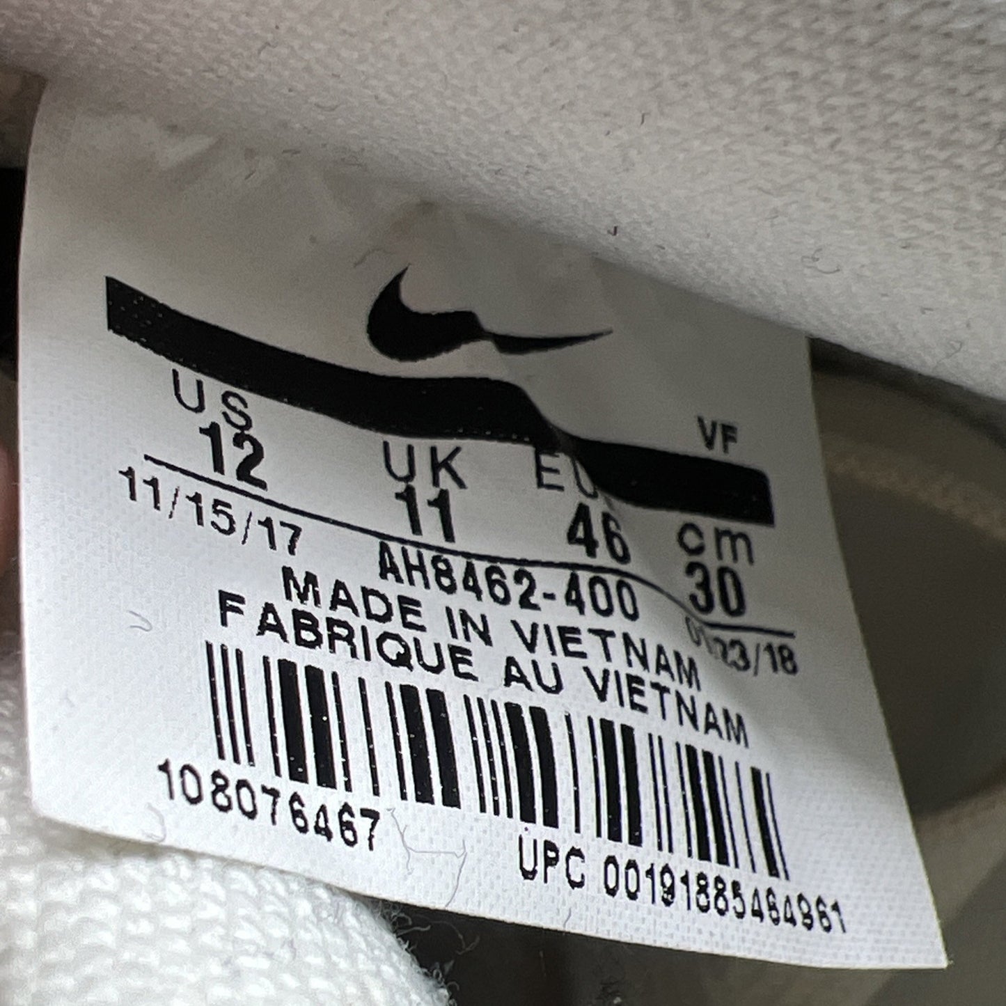 Size 12 - Nike Air Force 1 2018 Low Spring Patchwork (AH8462-400)