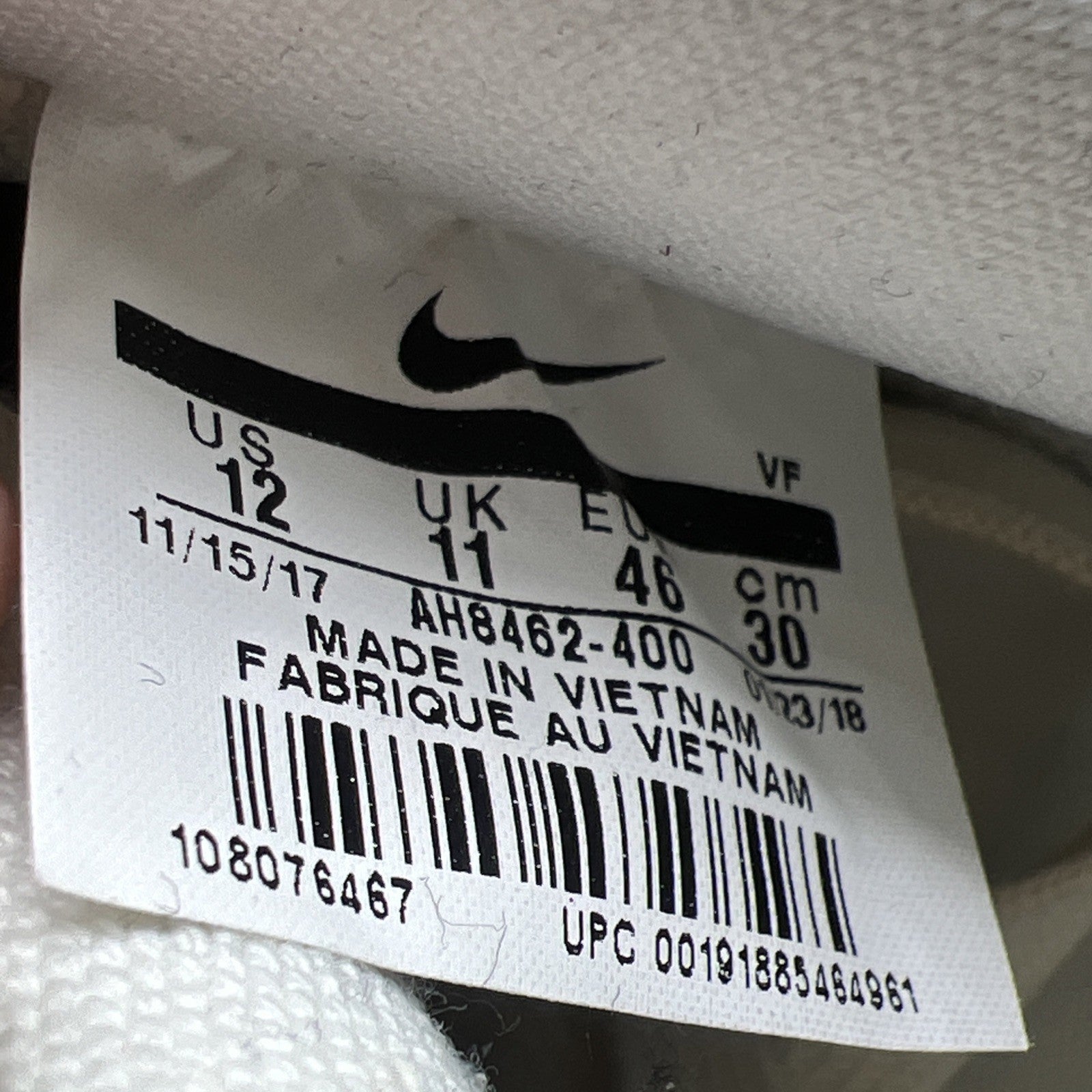 Size 12 - Nike Air Force 1 2018 Low Spring Patchwork (AH8462-400)