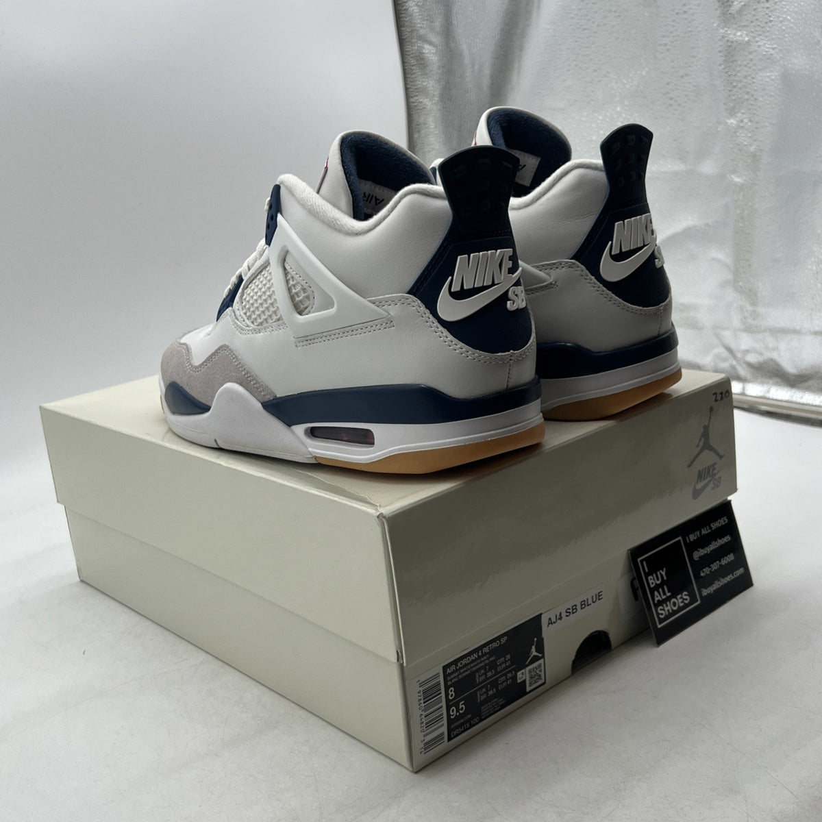 Size 8 - Nike SB x Air Jordan 4 Retro SP Navy (DR5415-100)