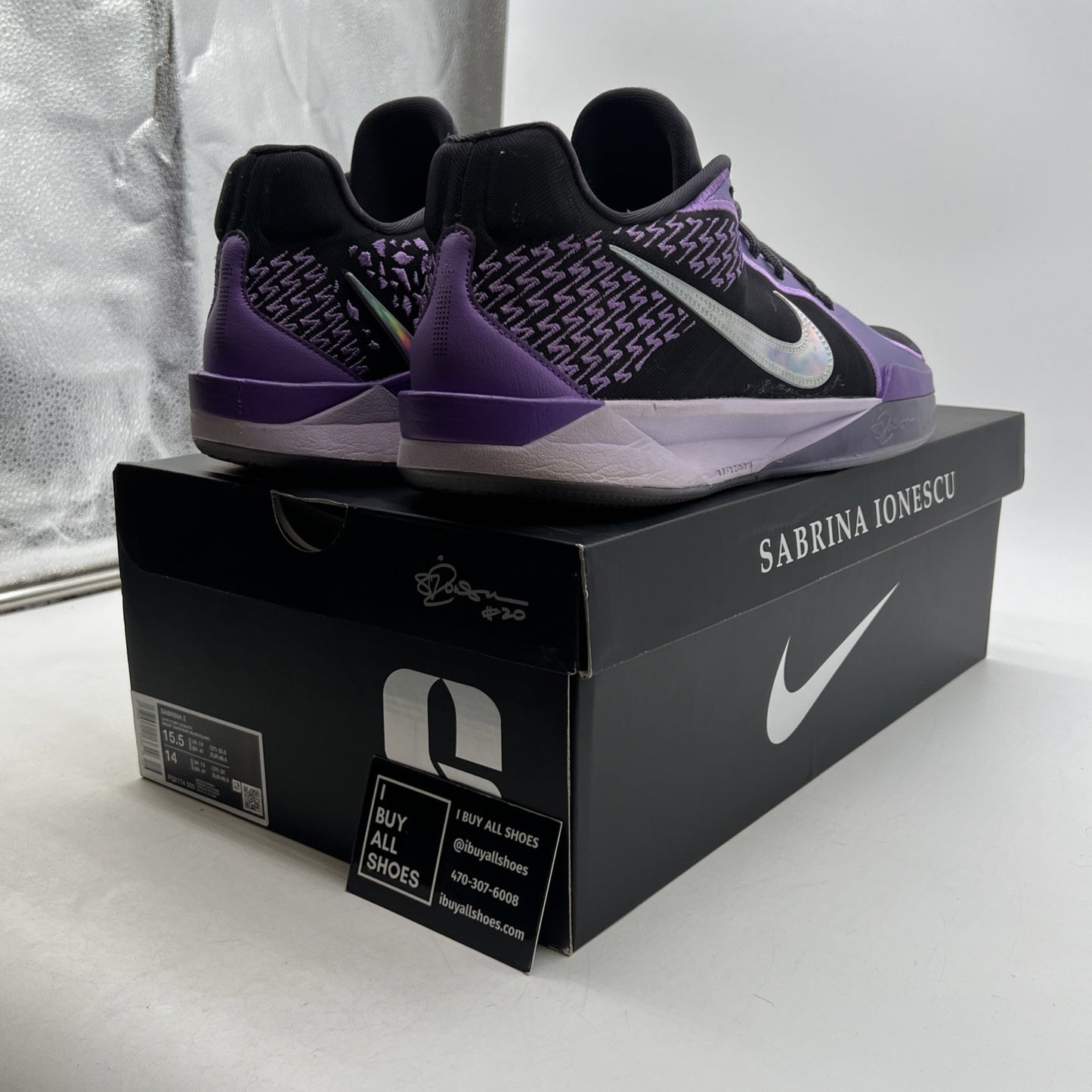 Size 15.5 - Nike Sabrina 2 Court Vision W (FQ2174-500)