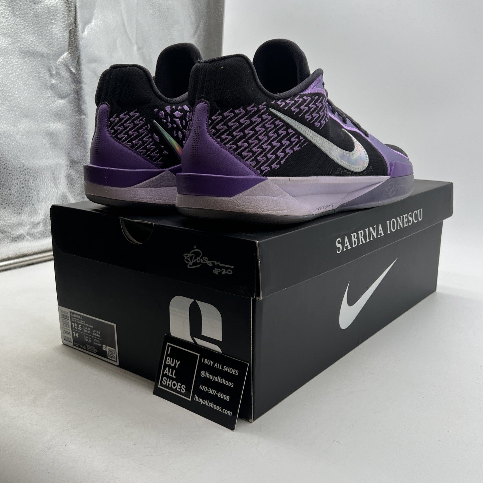 Size 15.5 - Nike Sabrina 2 Court Vision W (FQ2174-500)