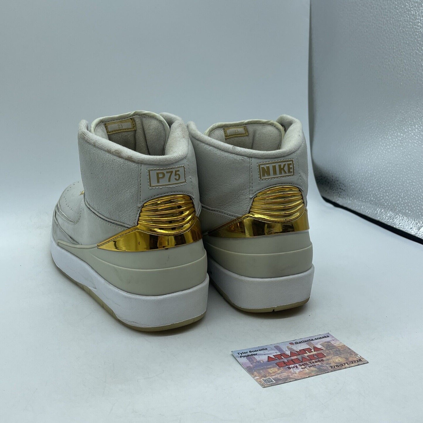 Size 11 - Air Jordan 2 Quai 54 Tan White GoldSuede Leather (866035-001)