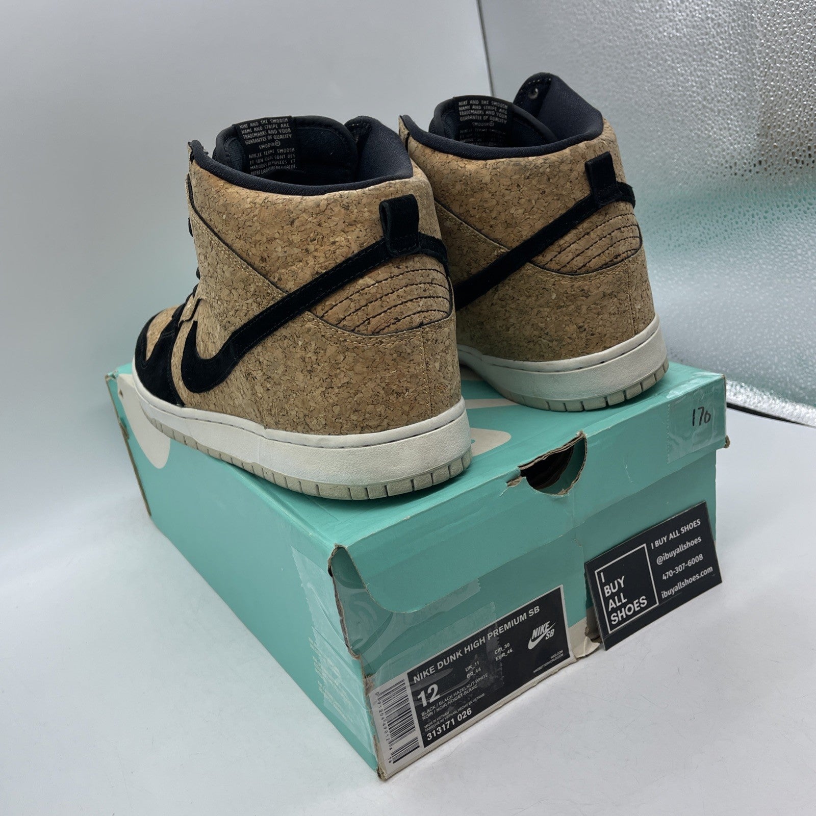 Size 12 - Nike Dunk Premium SB High Cork (313171-026)