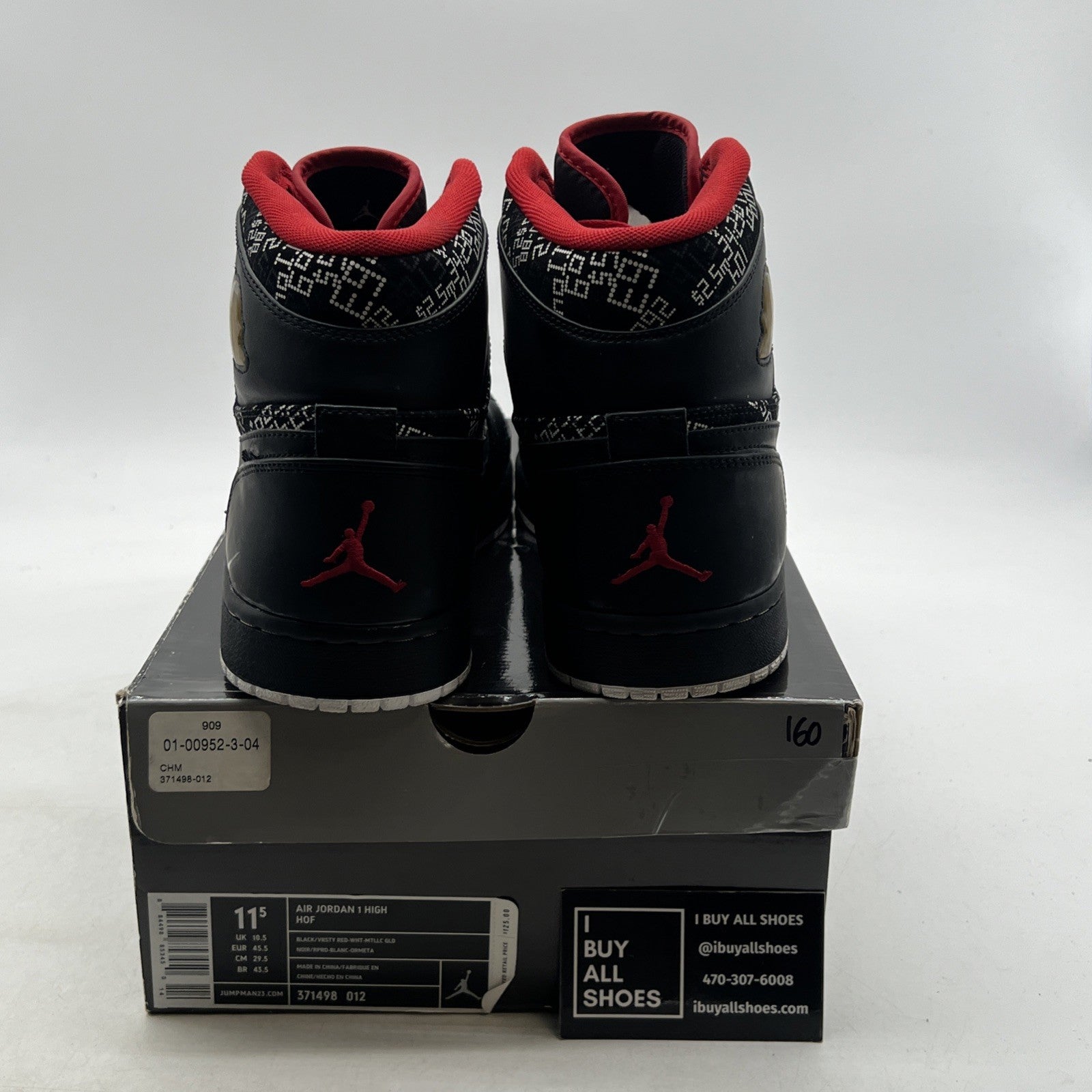 Size 11.5 - Air Jordan 1 Hof High Hall Of Fame (371498-012)