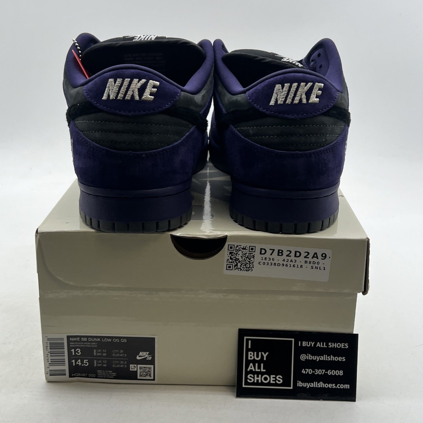 Size 13 - Nike Supreme x Dunk SB Low Ink (HQ8487-500)