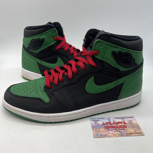 Size 11.5 - Jordan 1 Retro OG High Pine Green 2.0 White Green Leather 555088-030