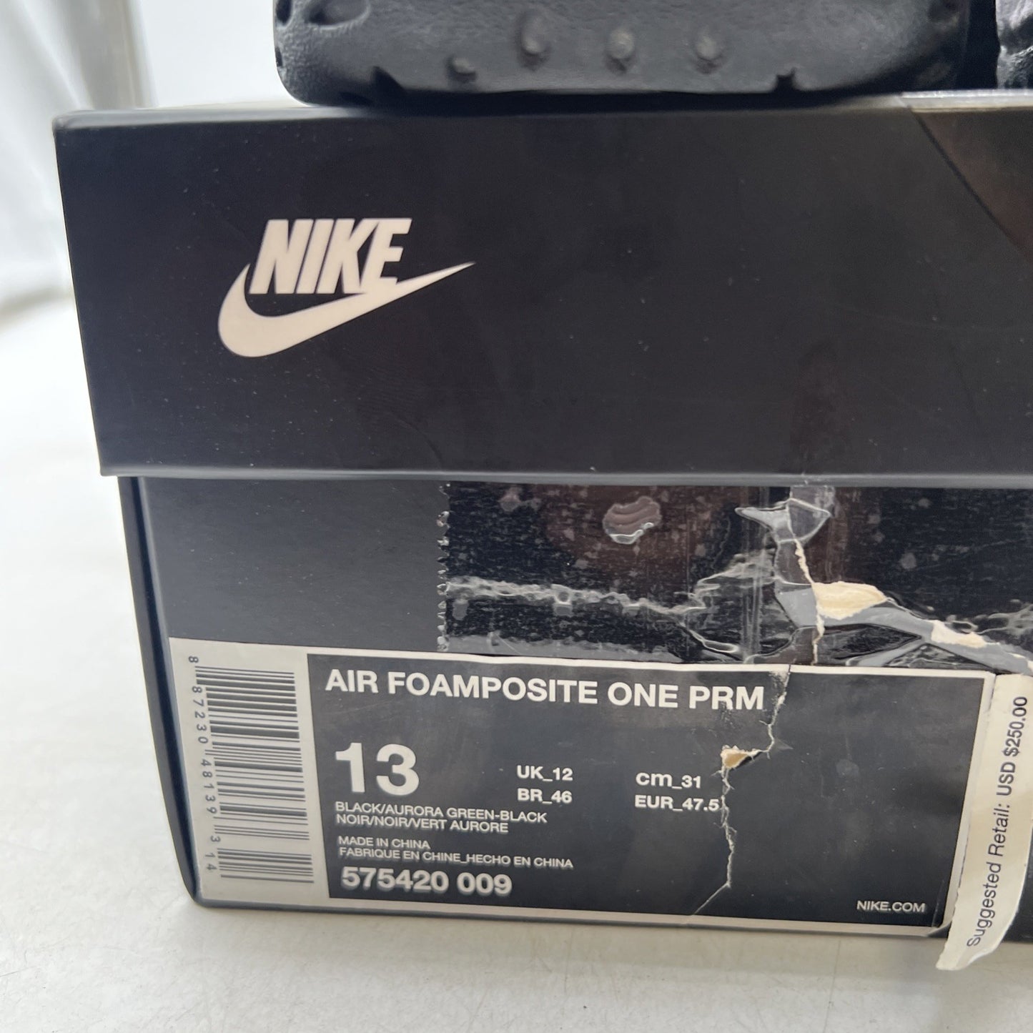 Size 13 - Nike Air Foamposite One Premium Abalone (575420-009)