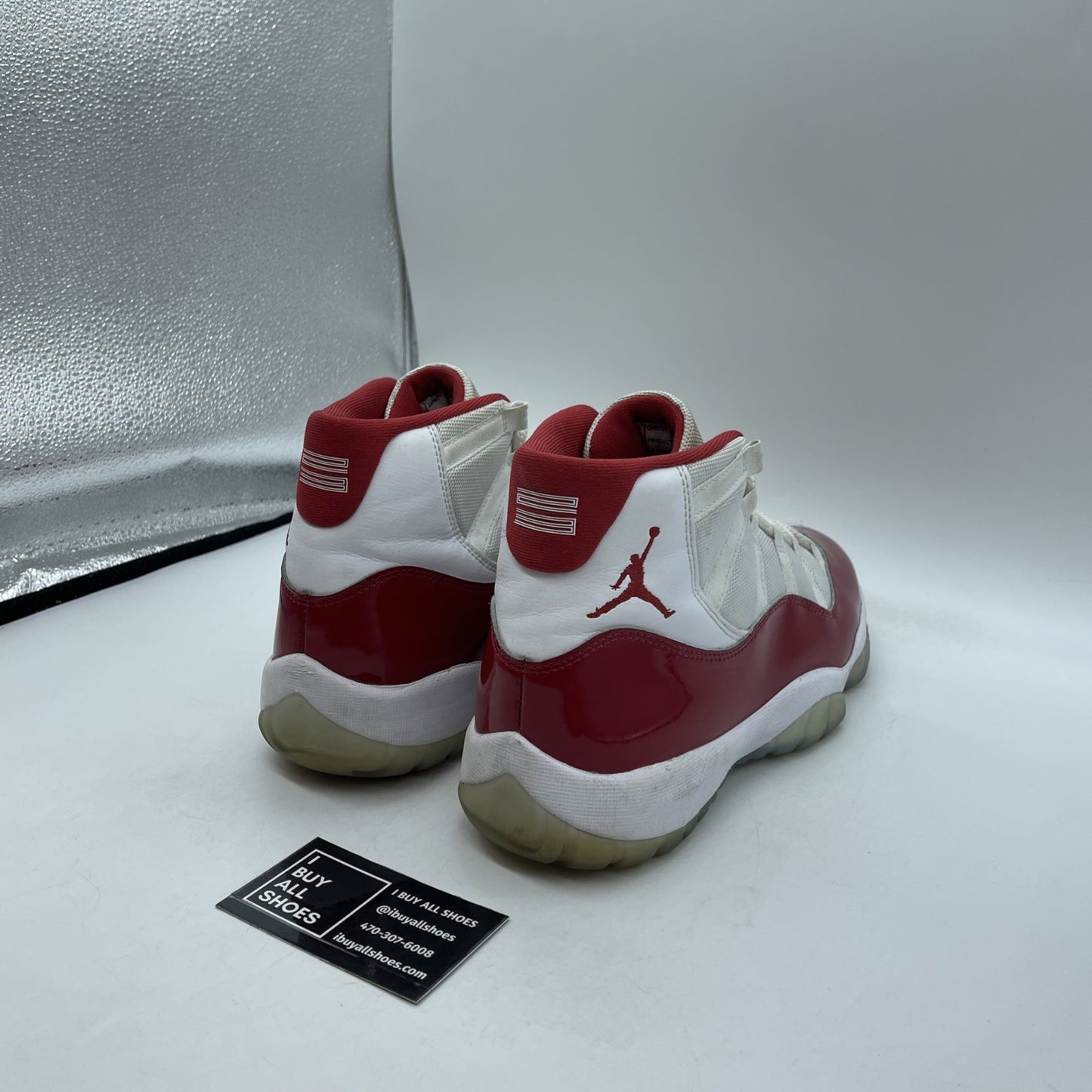 Size 10.5 - Jordan 11 Retro High Cherry White Leather (CT8012-116)