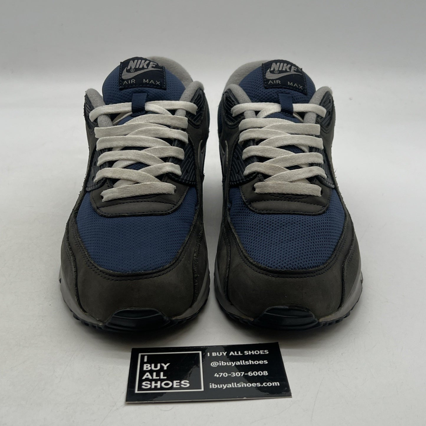 Size 11 - Nike Air Max 90 Leather Blue (302519-401)