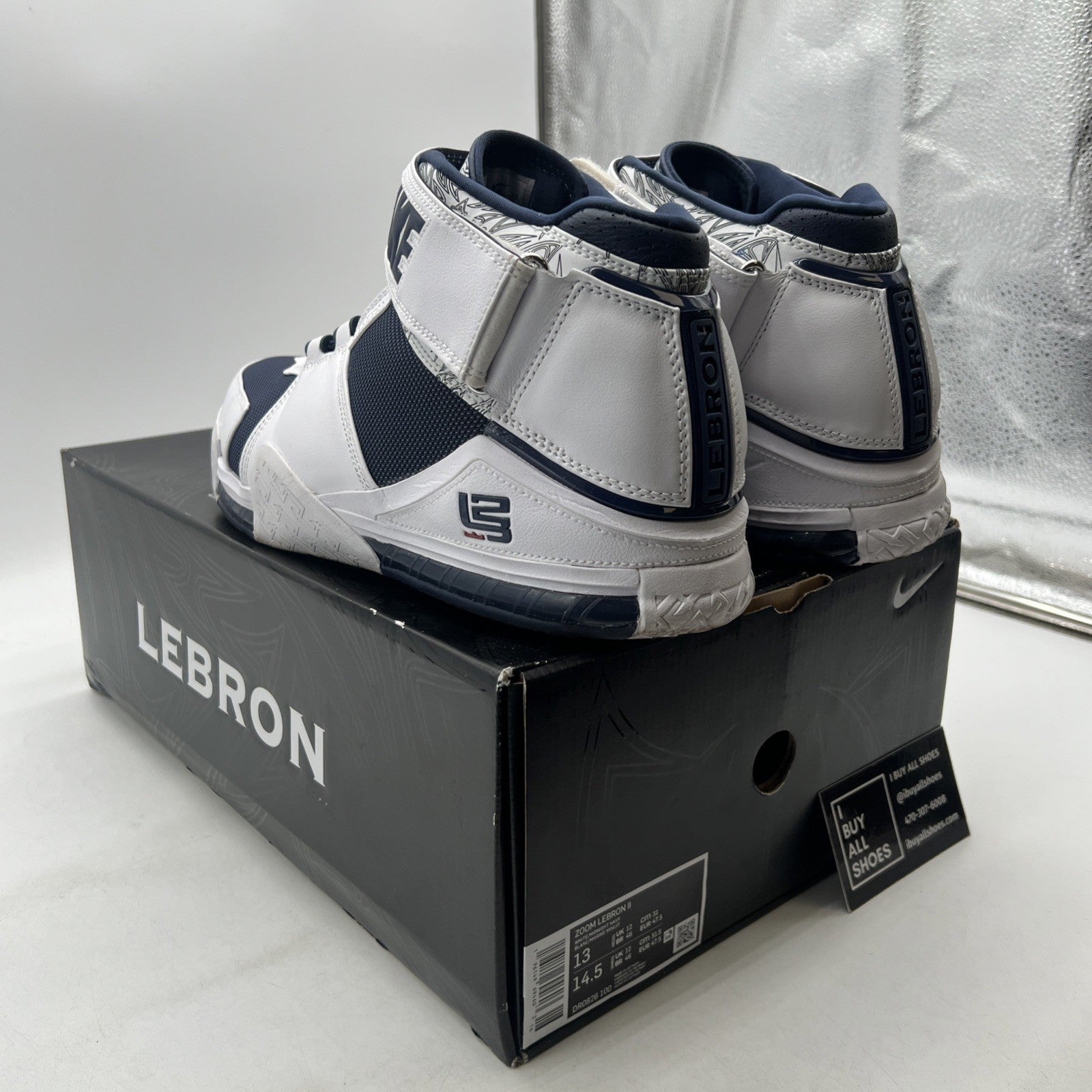 Size 13 - Nike Zoom LeBron 2 Retro 2022 USA (DR0826-100)