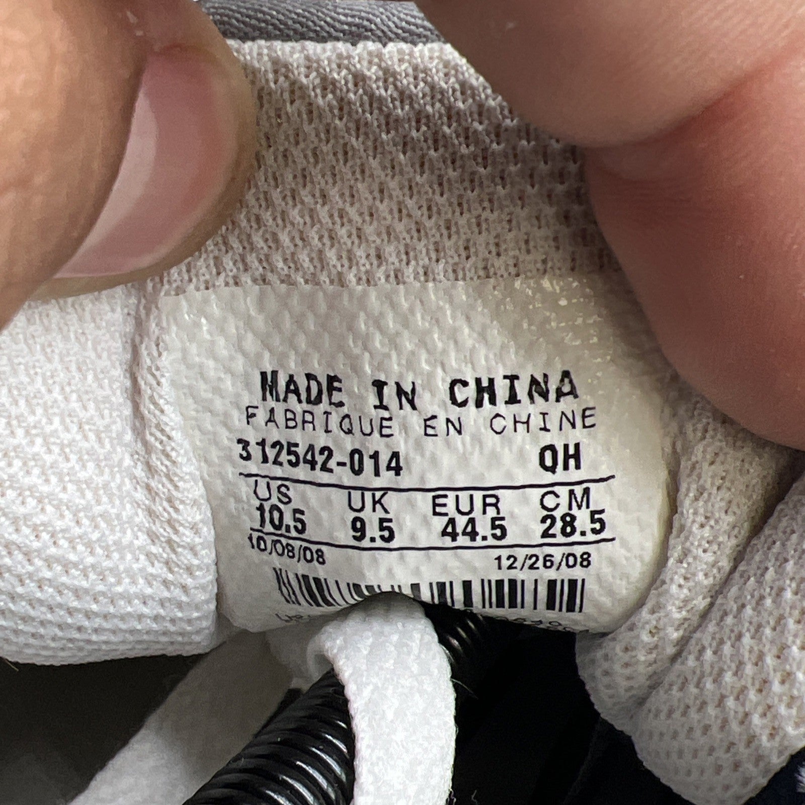 Size 10.5 - Nike Air Max 1 Dark Grey Obsidian (312542-014)