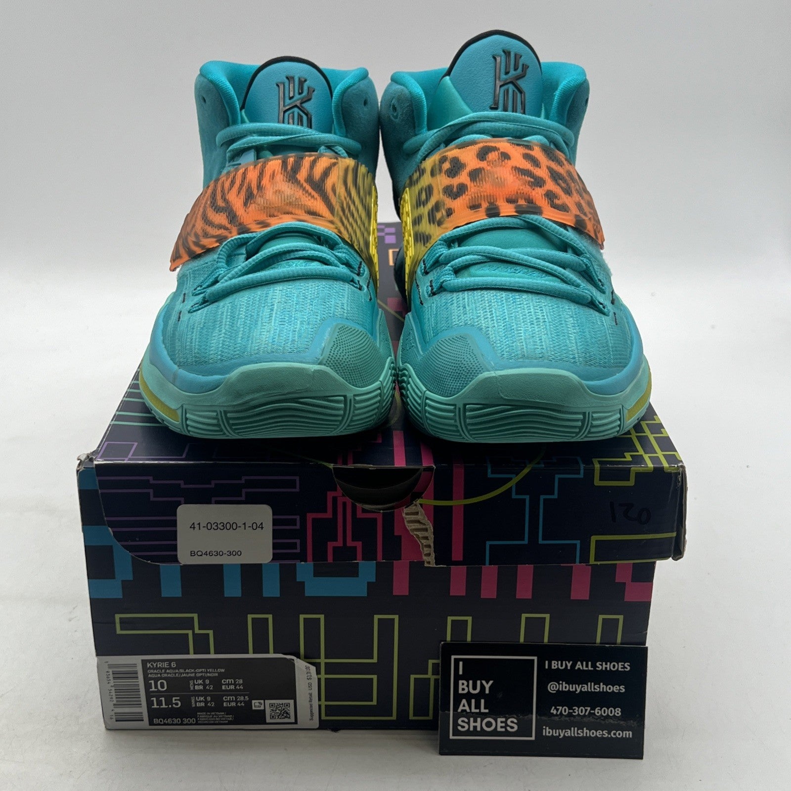 Size 10 - Nike Kyrie 6 Oracle Aqua (BQ4630-300)