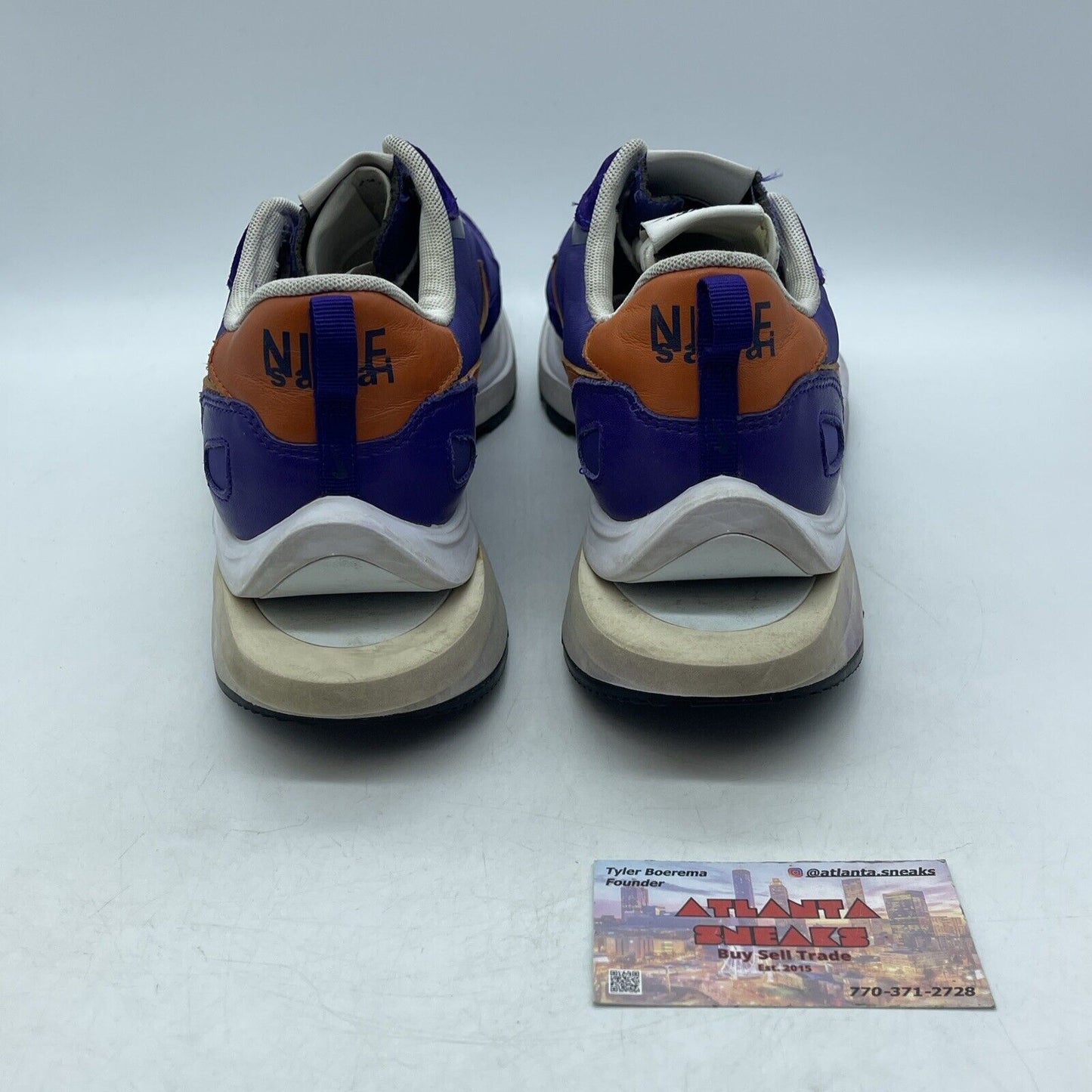 Size 11 - Nike sacai x VaporWaffle Dark Iris Purple Orange White (DD1875-500)