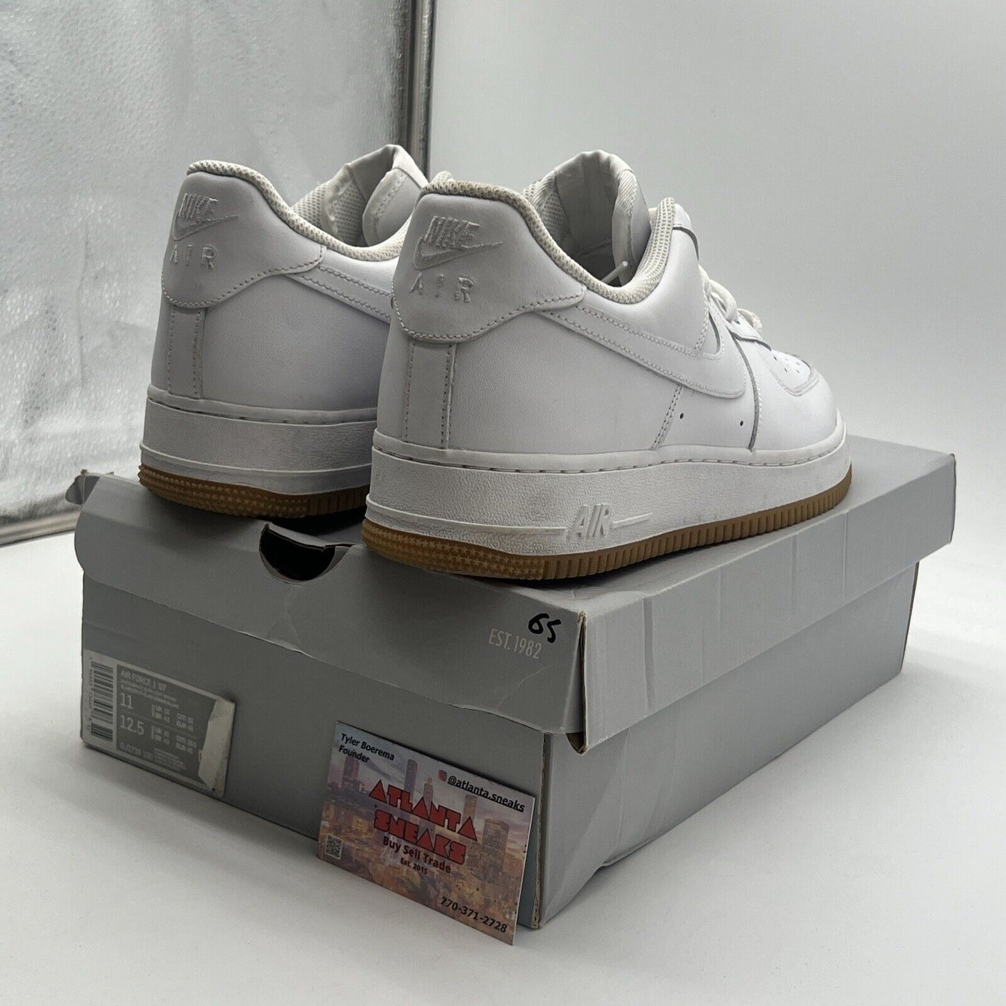 Size 11 - Nike Air Force 1 Low White Gum (DJ2739-100)