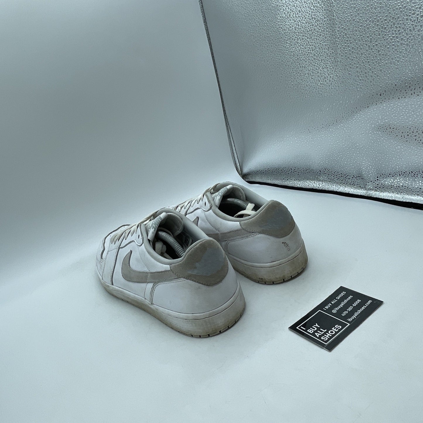 Size 13 - Jordan 1 Low OG Neutral Gray White Suede Leather (CZ0790-100)