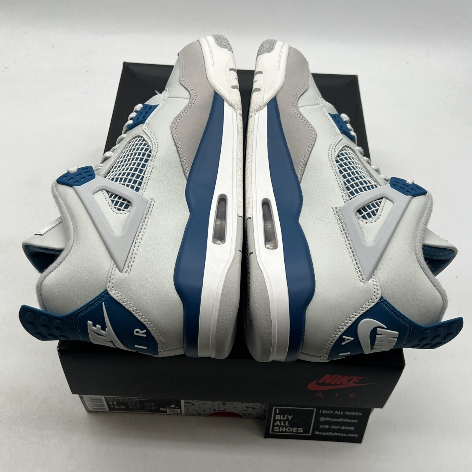 Size 11 - Air Jordan 4 Retro 2024 Military Blue (FV5029-141)