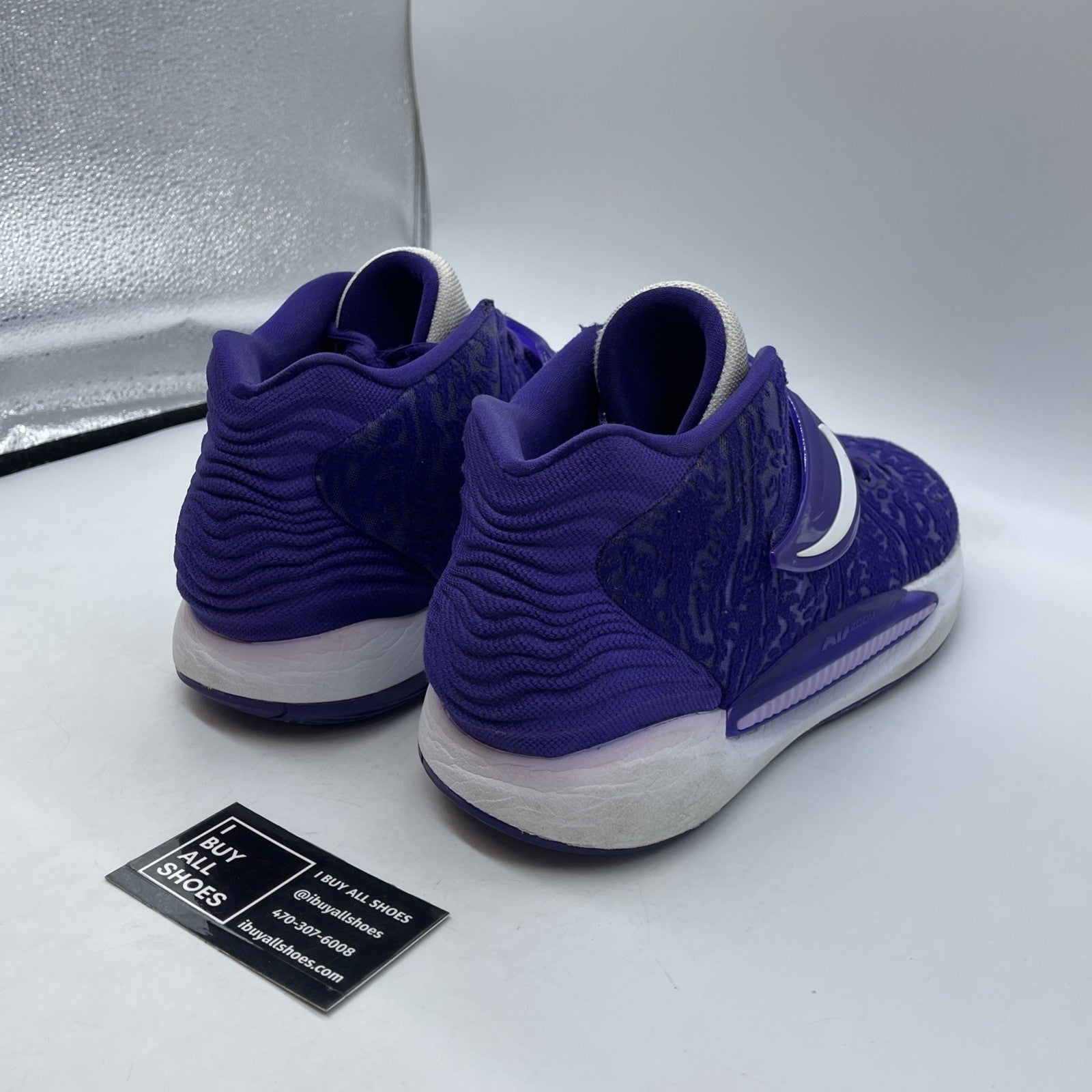 Size 14 - Nike KD 14 TB Field Purple White Suede (DM5040-500)