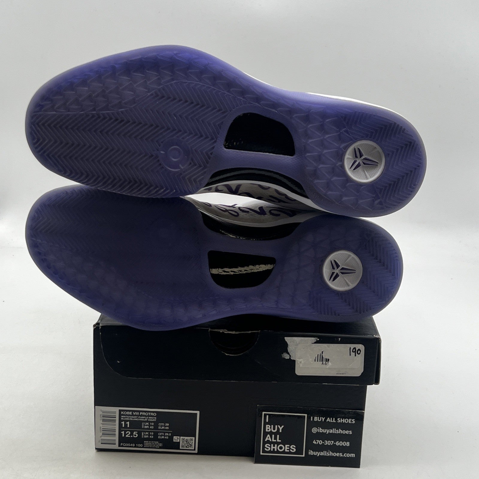 Size 11 - Nike Kobe 8 Protro Court Purple (FQ3549-100)