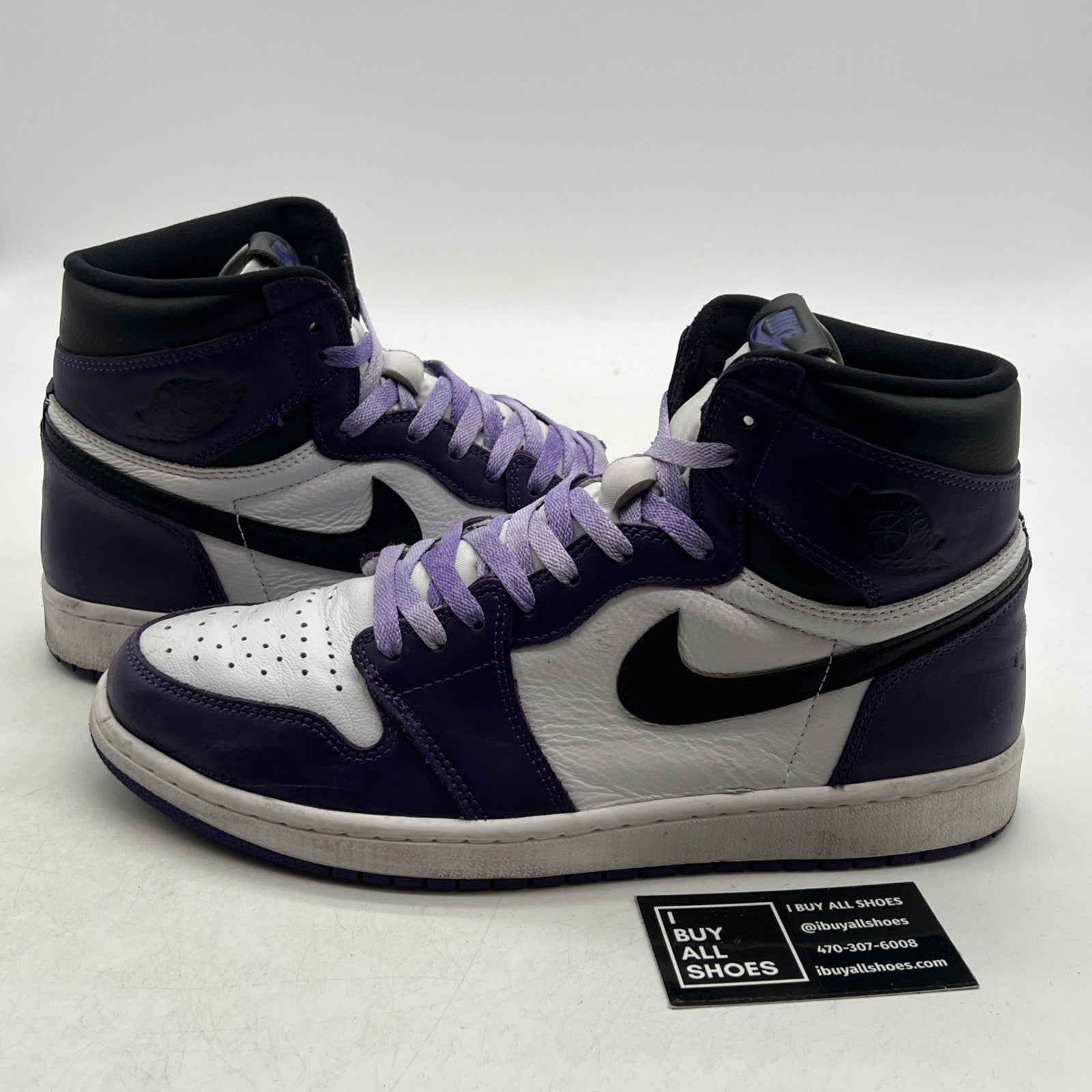 Size 12 - Air Jordan 1 Retro OG High Court Purple 2.0 (555088-500)