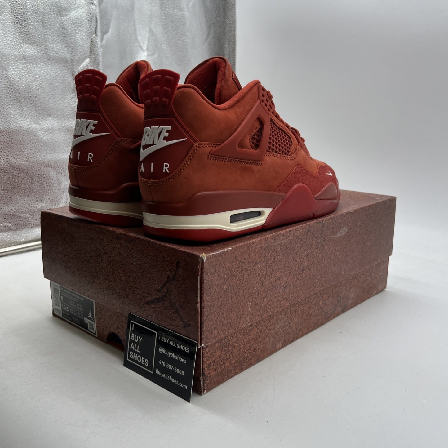 Size 9 - Nigel Sylvester x Air Jordan 4 Retro OG SP Brick By Brick (HF4340-800)