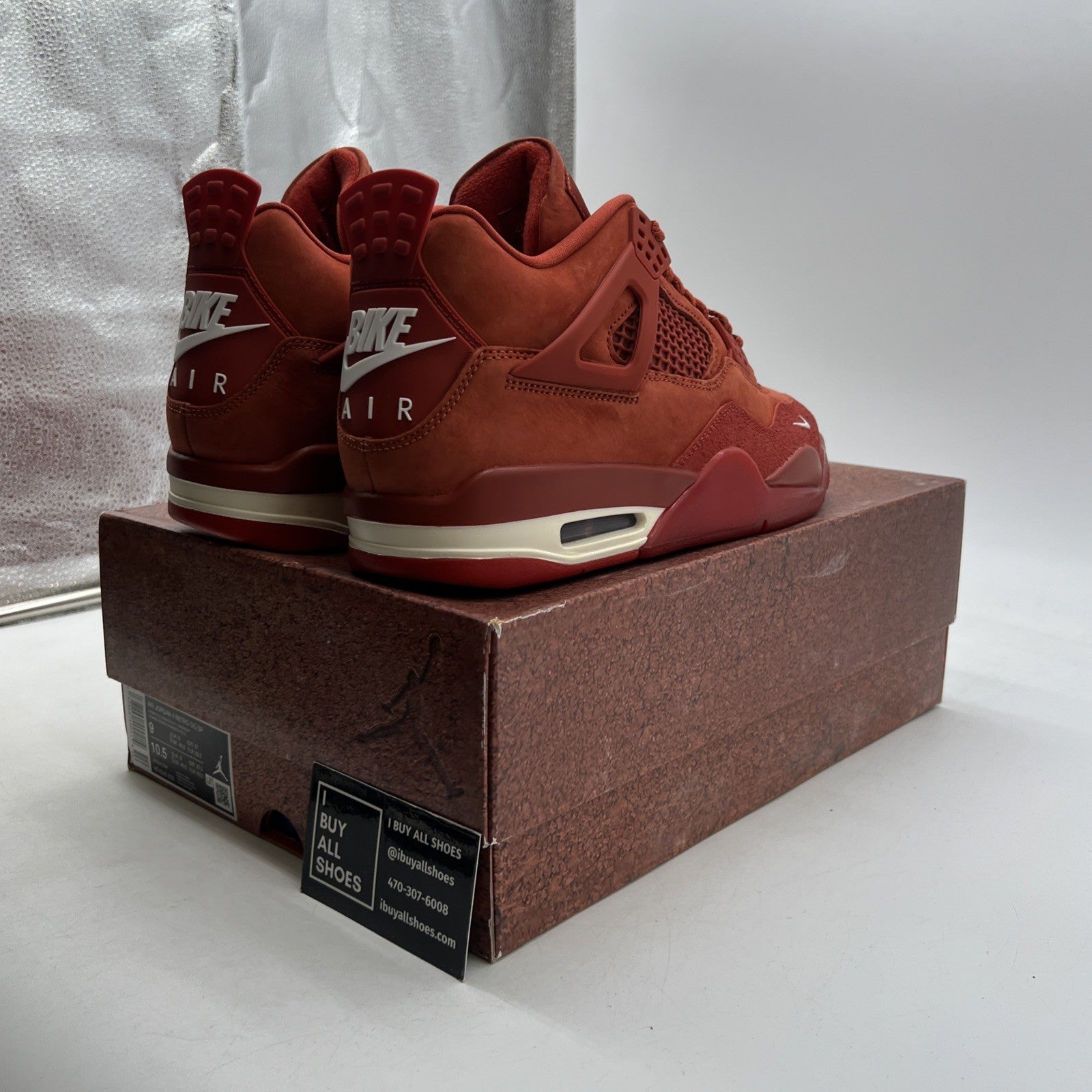 Size 9 - Nigel Sylvester x Air Jordan 4 Retro OG SP Brick By Brick (HF4340-800)