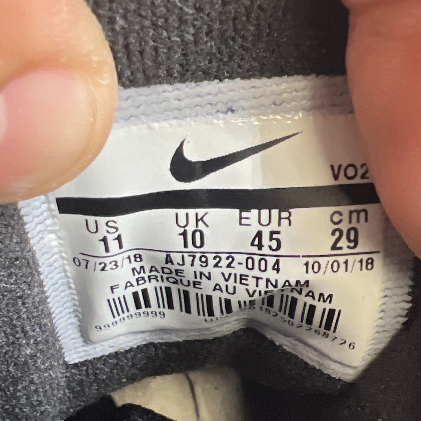 Size 11 - Nike Air Force Max CB OG Purple (AJ7922-004)