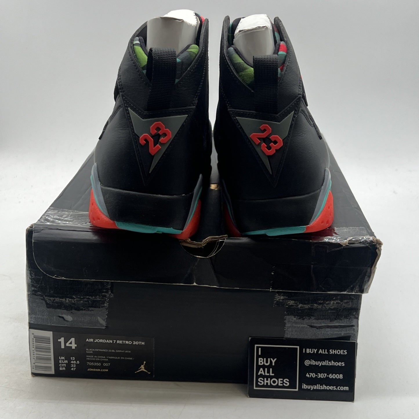 Size 14 - Air Jordan 7 Retro 30th Barcelona Nights (705350-007)