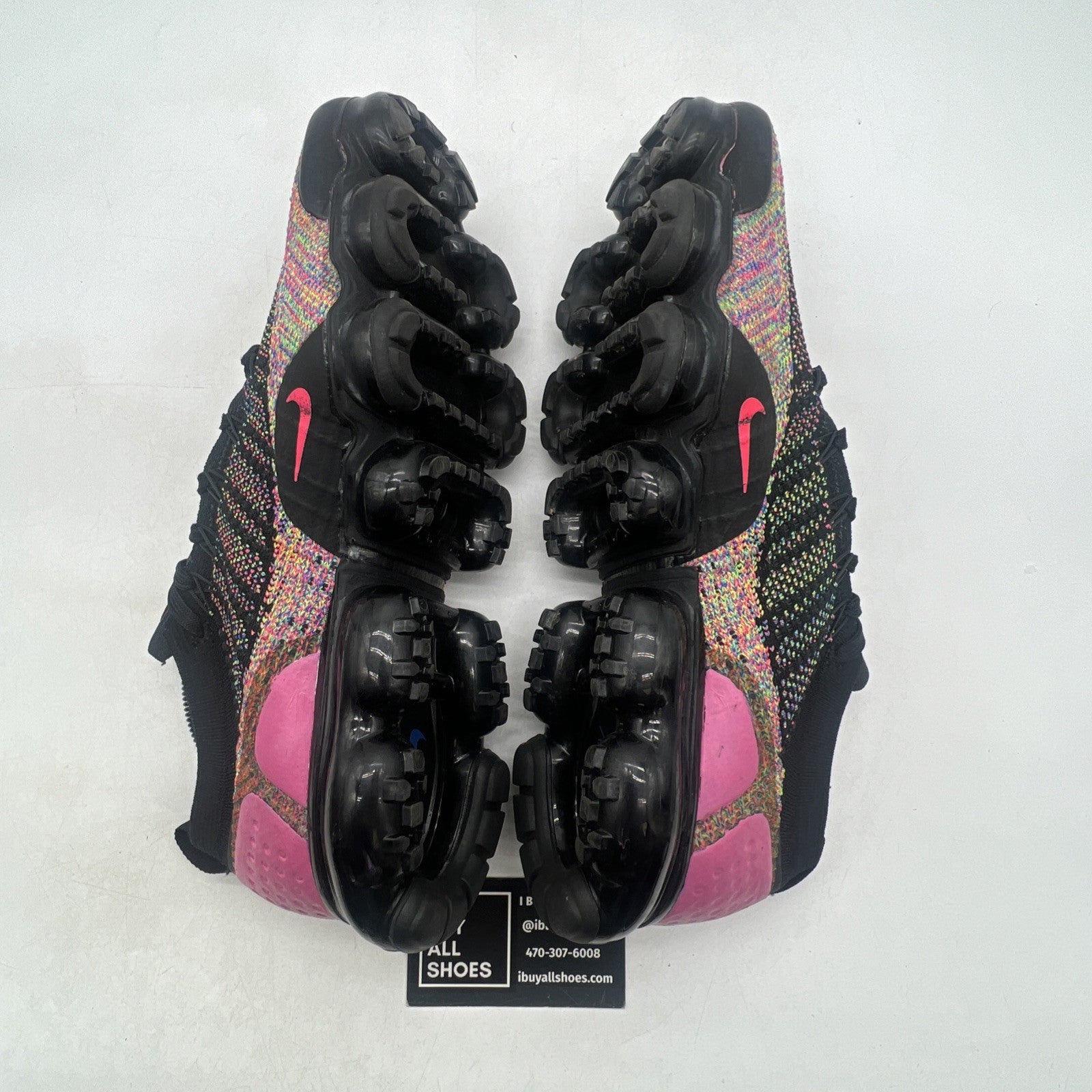 Size 11 - Nike Air VaporMax Flyknit 2 Black Multi-Color (942842-017)
