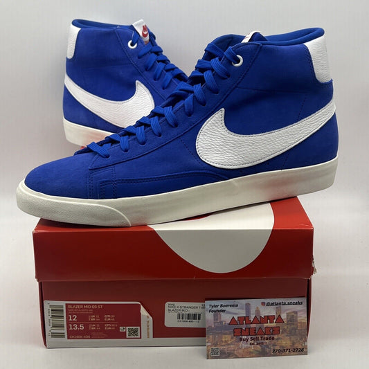Size 12 - Nike Stranger Things x Blazer Mid OG Collection Suede (CK1906-400)