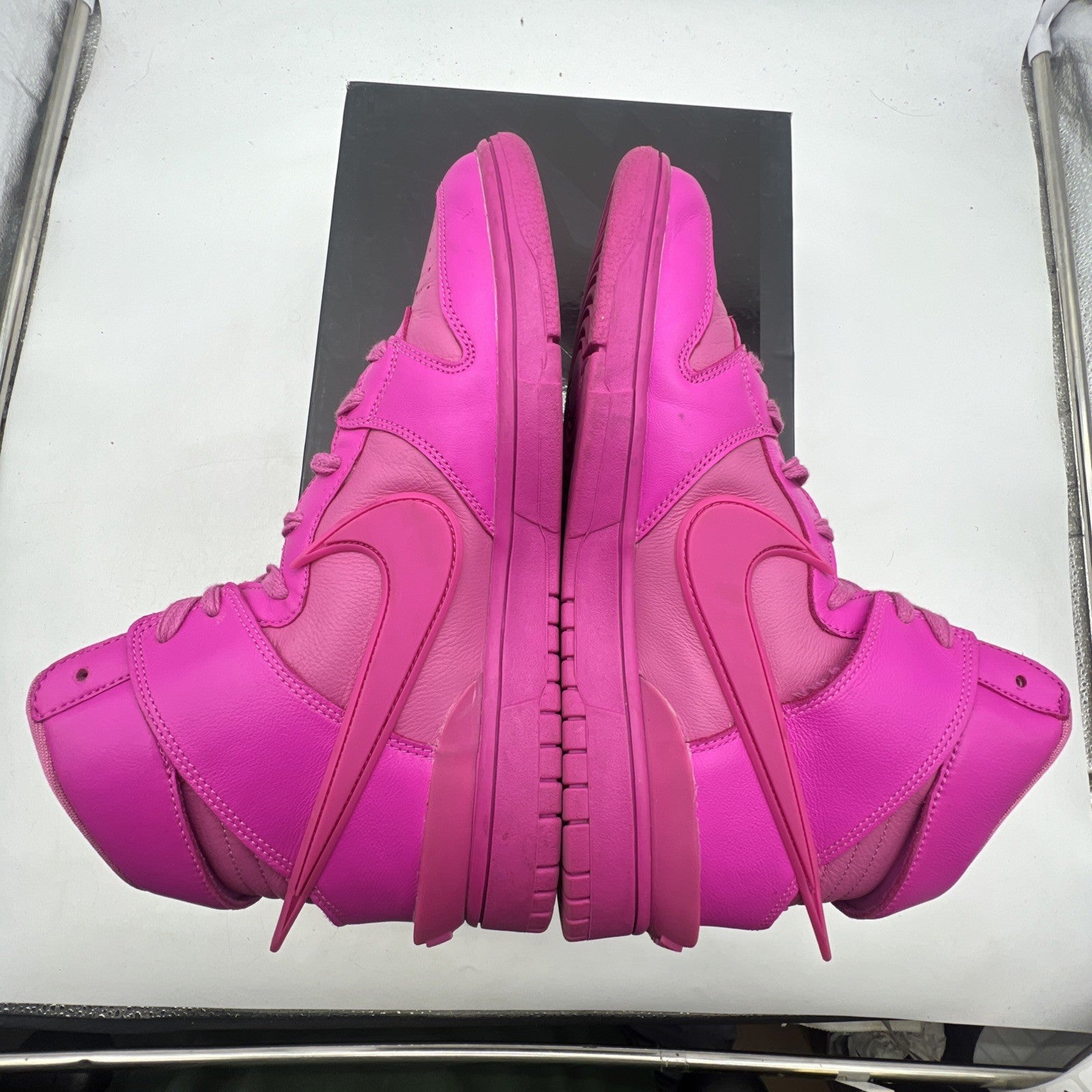 Size 10 - Nike AMBUSH x Dunk High Pink (CU7544-600)