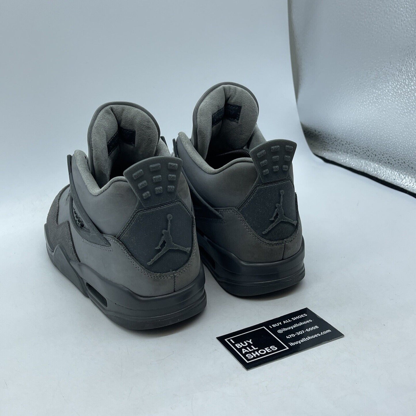 Size 9 - Air Jordan 4 Retro 2024 Paris Olympics Wet Cement Suede (FQ7928-001)