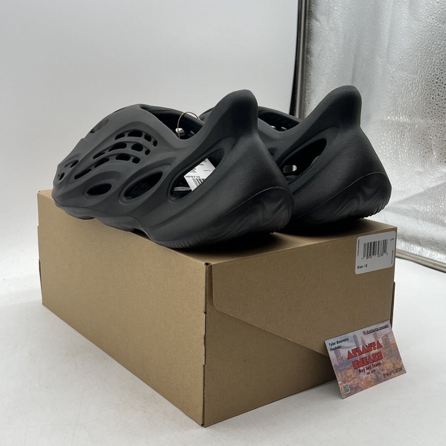 Size 12 - Adidas Yeezy Foam Runner Onyx ( HP8739)