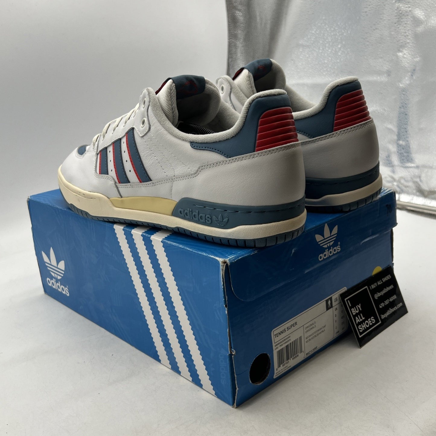 Size 13 - Adidas Tennis Super Ivan Lendl Supreme gebraucht (M21399)