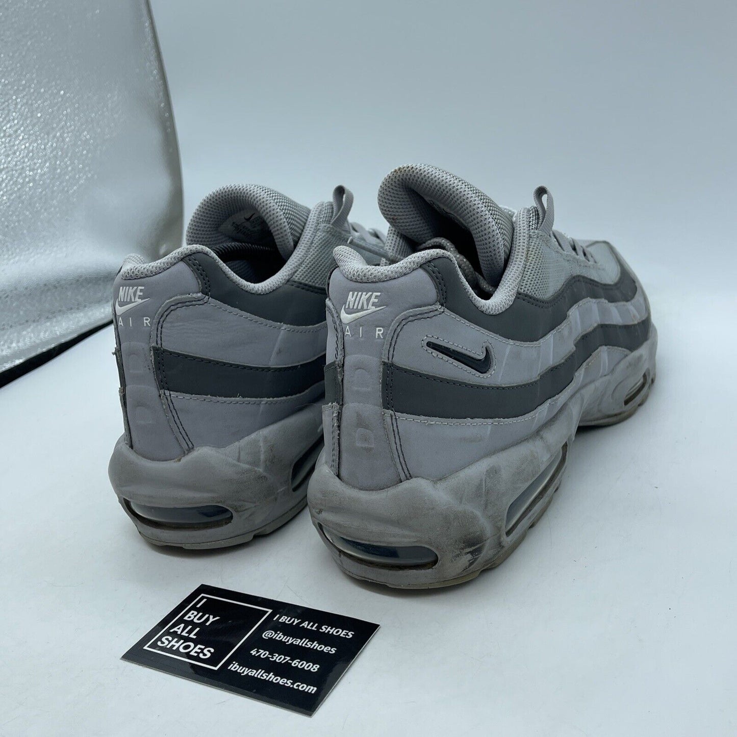 Size 10 - Nike Air Max 95 Greyscale White Suede Leather (DX2657-002)