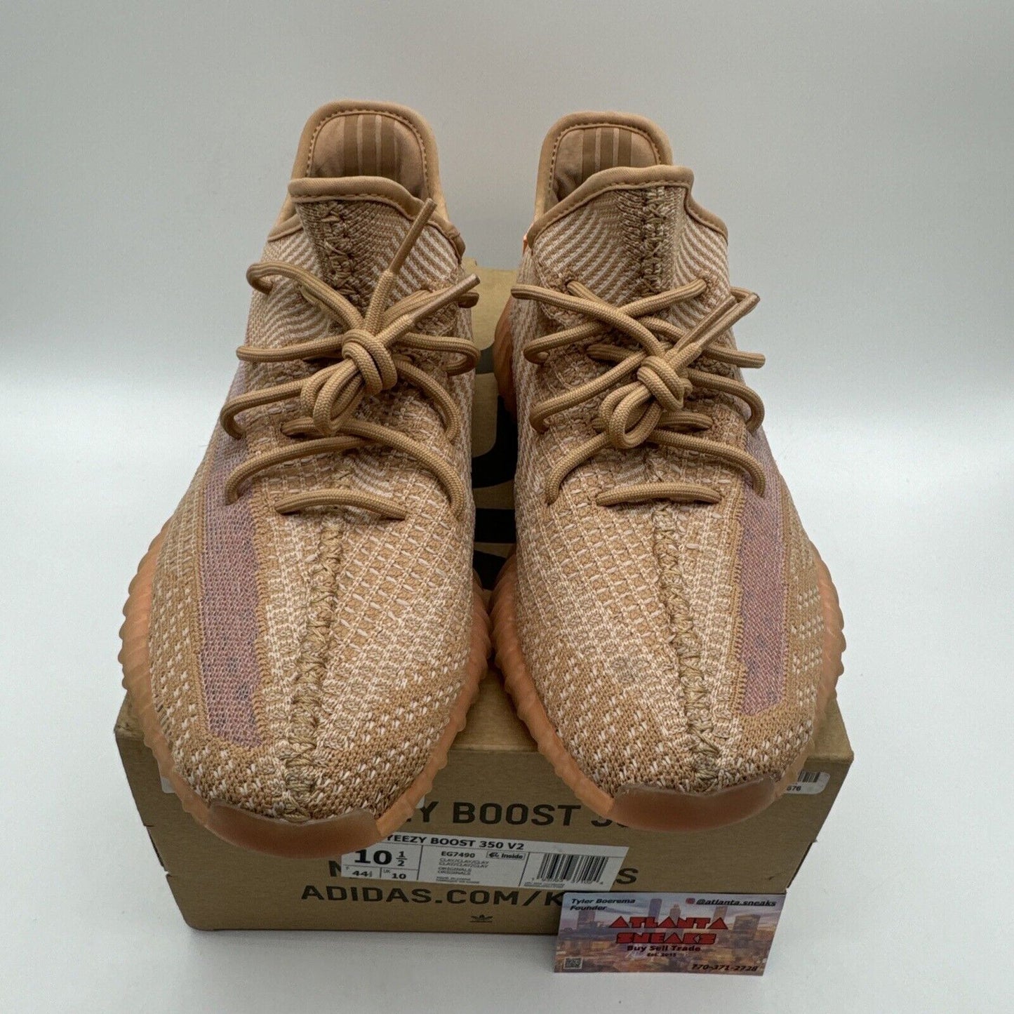 Size 10.5 - adidas Yeezy Boost 350 V2 Clay 2019 Orange Icy Soles Creamsicle