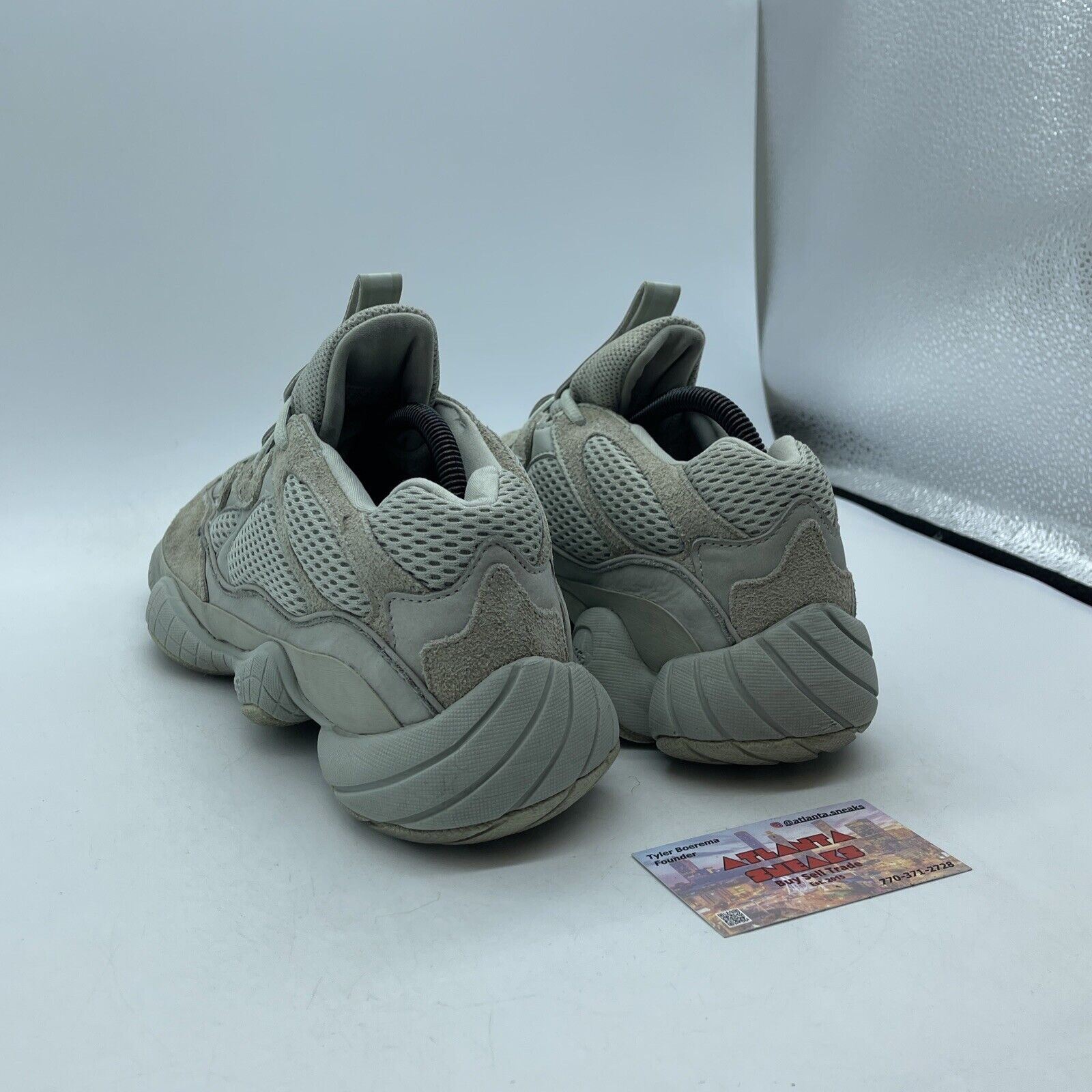 Size 10 - adidas Yeezy 500 Salt Grey Brown Suede Leather (EE7287)