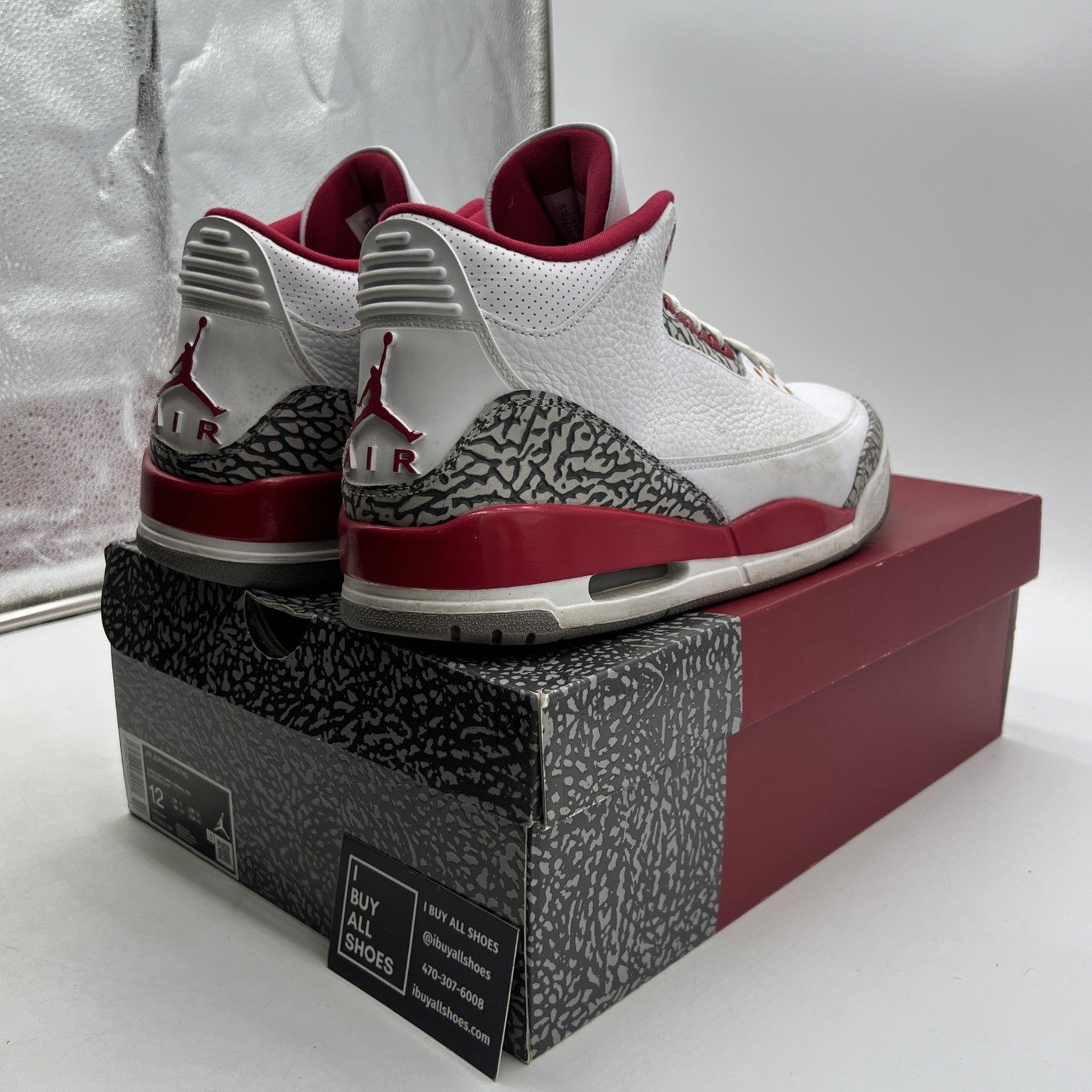 Size 12 - Air Jordan 3 Retro Mid Cardinal Red (CT8532-126)