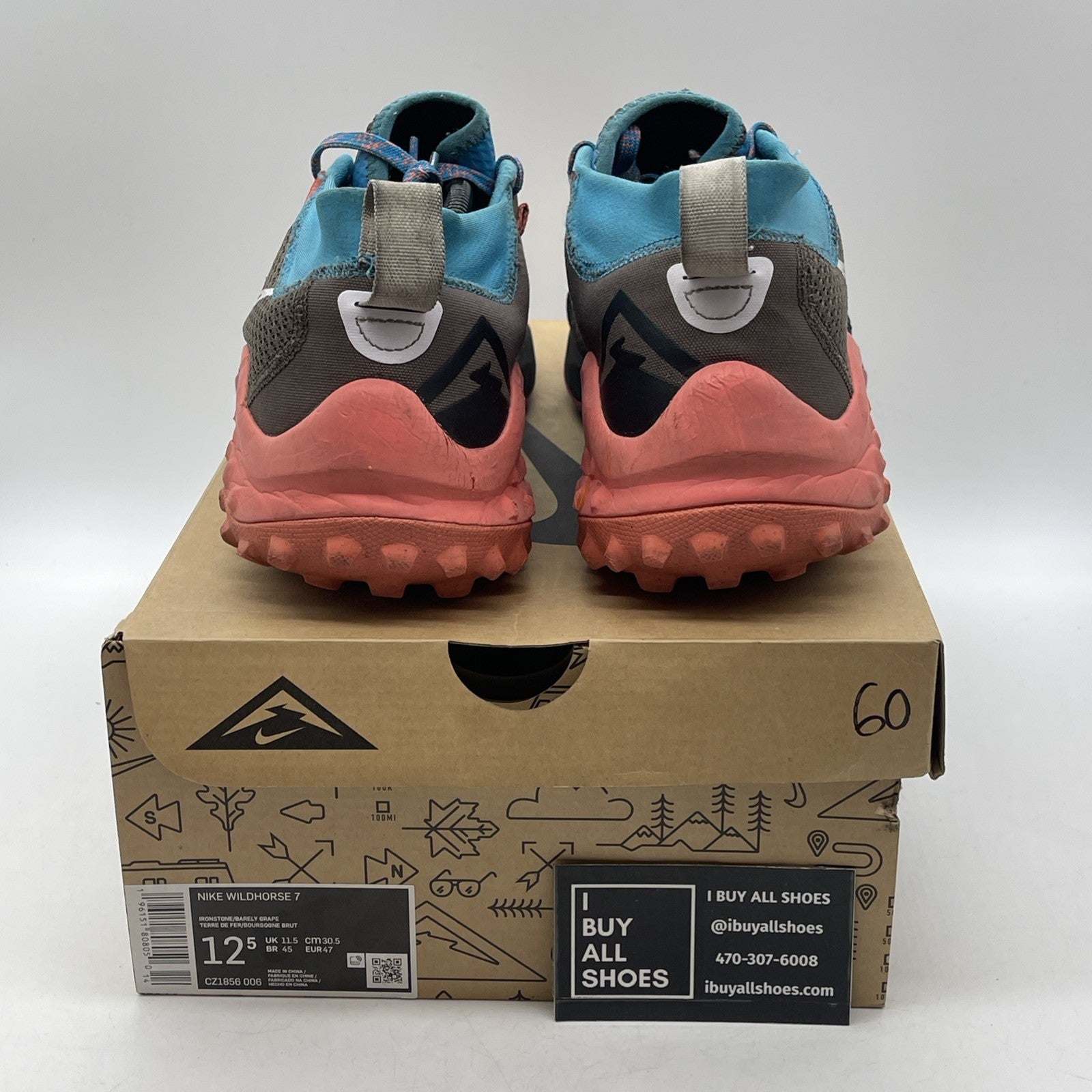 Size 12.5 - Nike Wildhorse 7 Ironstone Laser Blue (CZ1856-006)