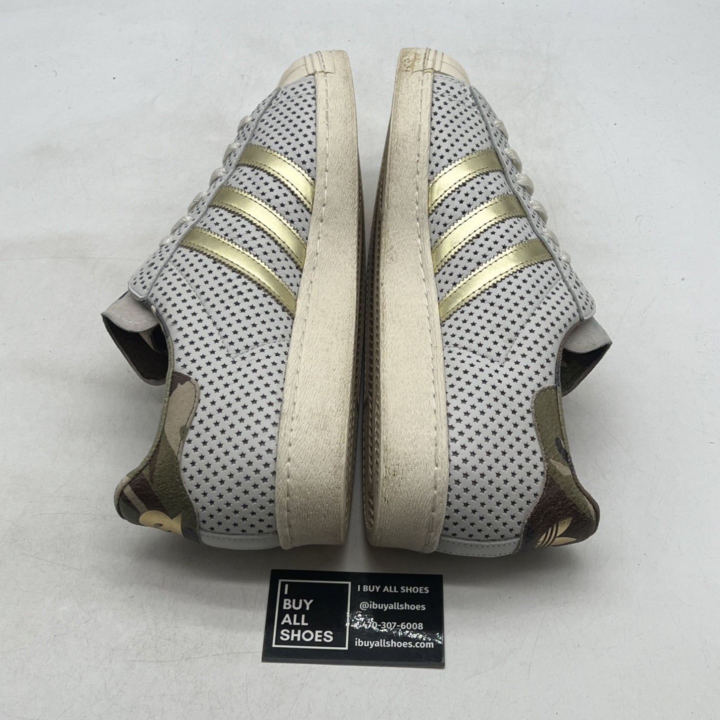 Size 13 - adidas Superstar 80s Qs Camo Stripes (Q16292)