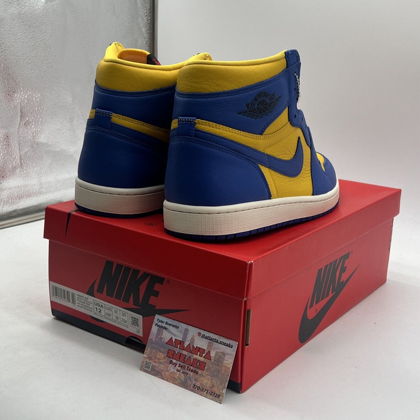 Size 12 - Air Jordan 1 Retro OG High Reverse Laney W (FD2596-700)