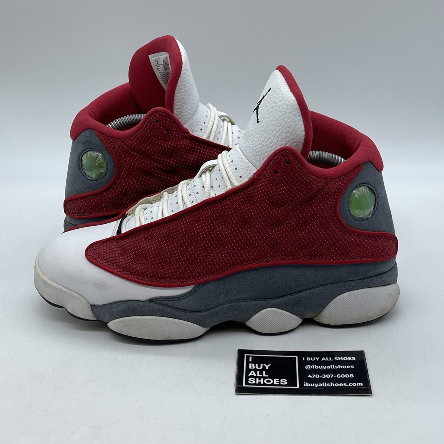 Size 8 - Jordan 13 Gym Red Flint Grey White Suede Leather (DJ5982600)