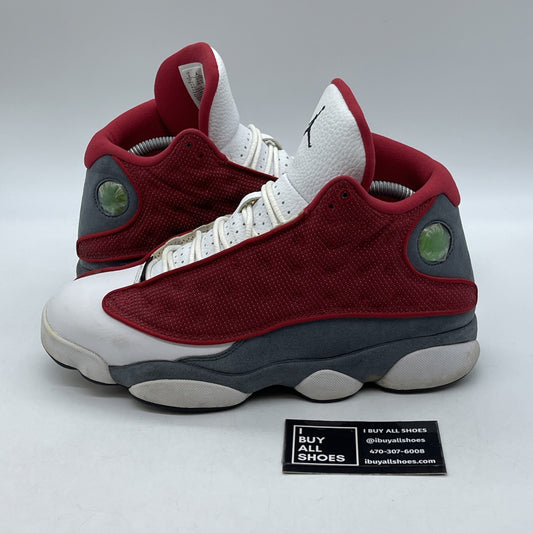 Size 8 - Jordan 13 Gym Red Flint Grey White Suede Leather (DJ5982600)
