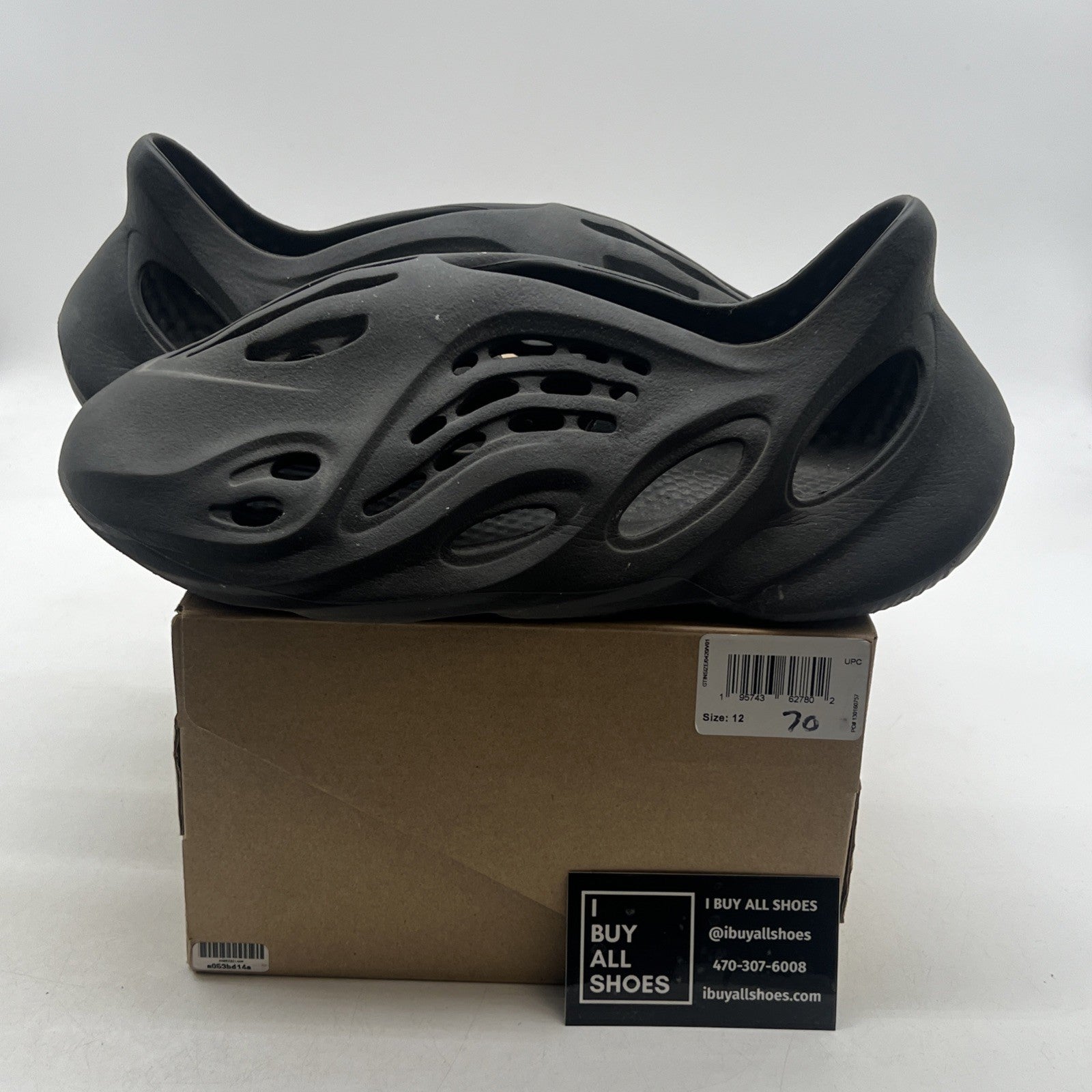Size 12 - adidas YZY Yeezy Foam Runner 'Onyx' Men's (HP8739)