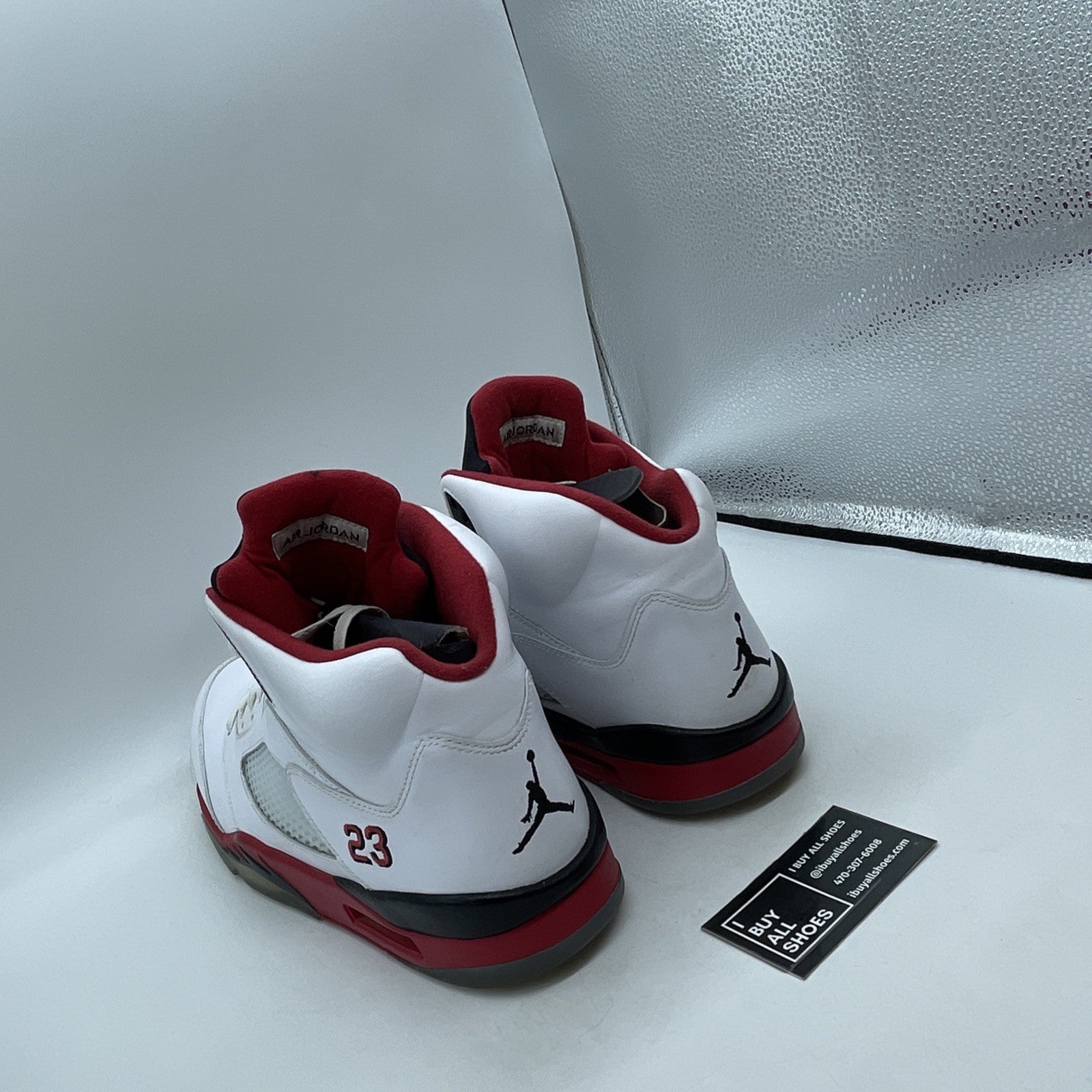 Size 13 - Air Jordan 5 Retro 2016 Low Fire Red (136027-120)