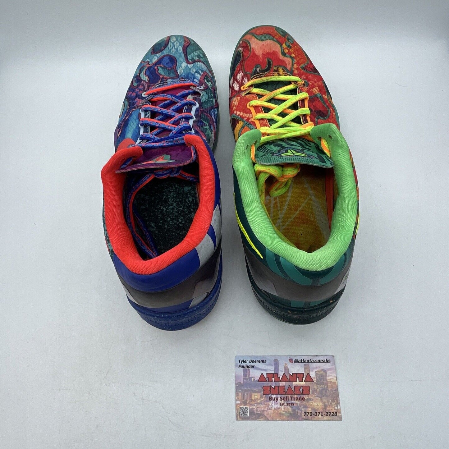 Size 13 - Nike Kobe 8 Premium What The Kobe Blue Pink Purple (635438-800)