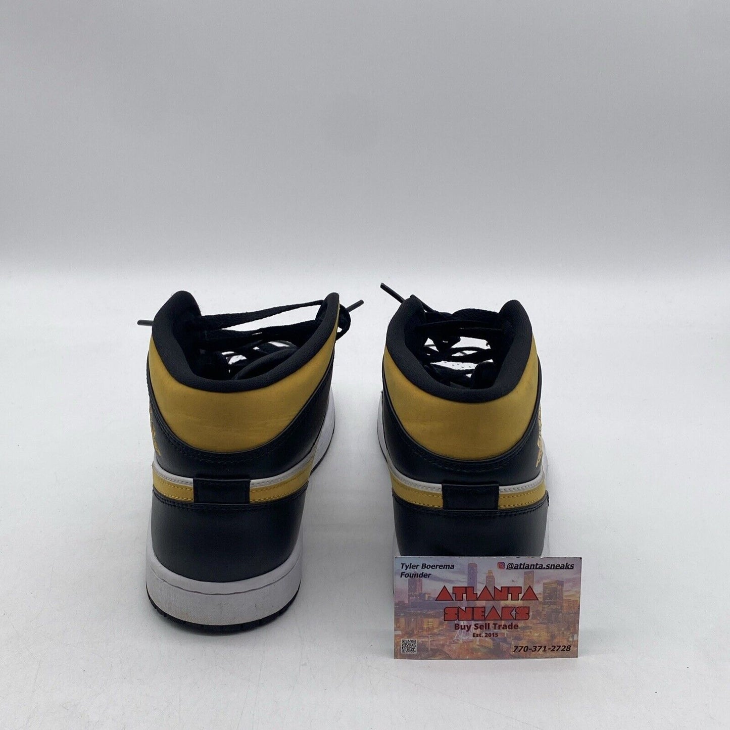 Size 9 - Air Jordan 1 Mid Black University Gold