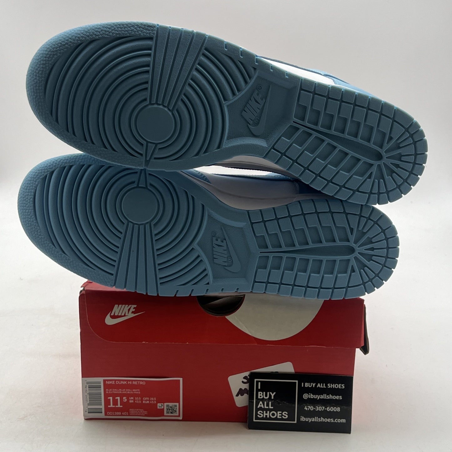 Size 11.5 - Nike Dunk High Blue Chill (DD1399-401)
