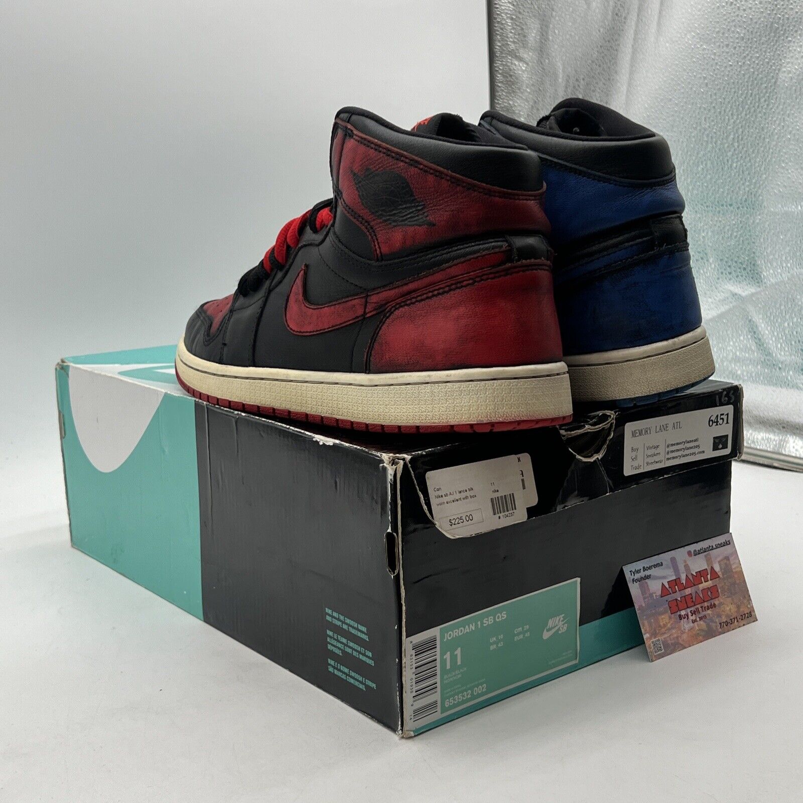 Size 11 - Lance Mountain x Air Jordan 1 Retro SB QS Black (653532-002)