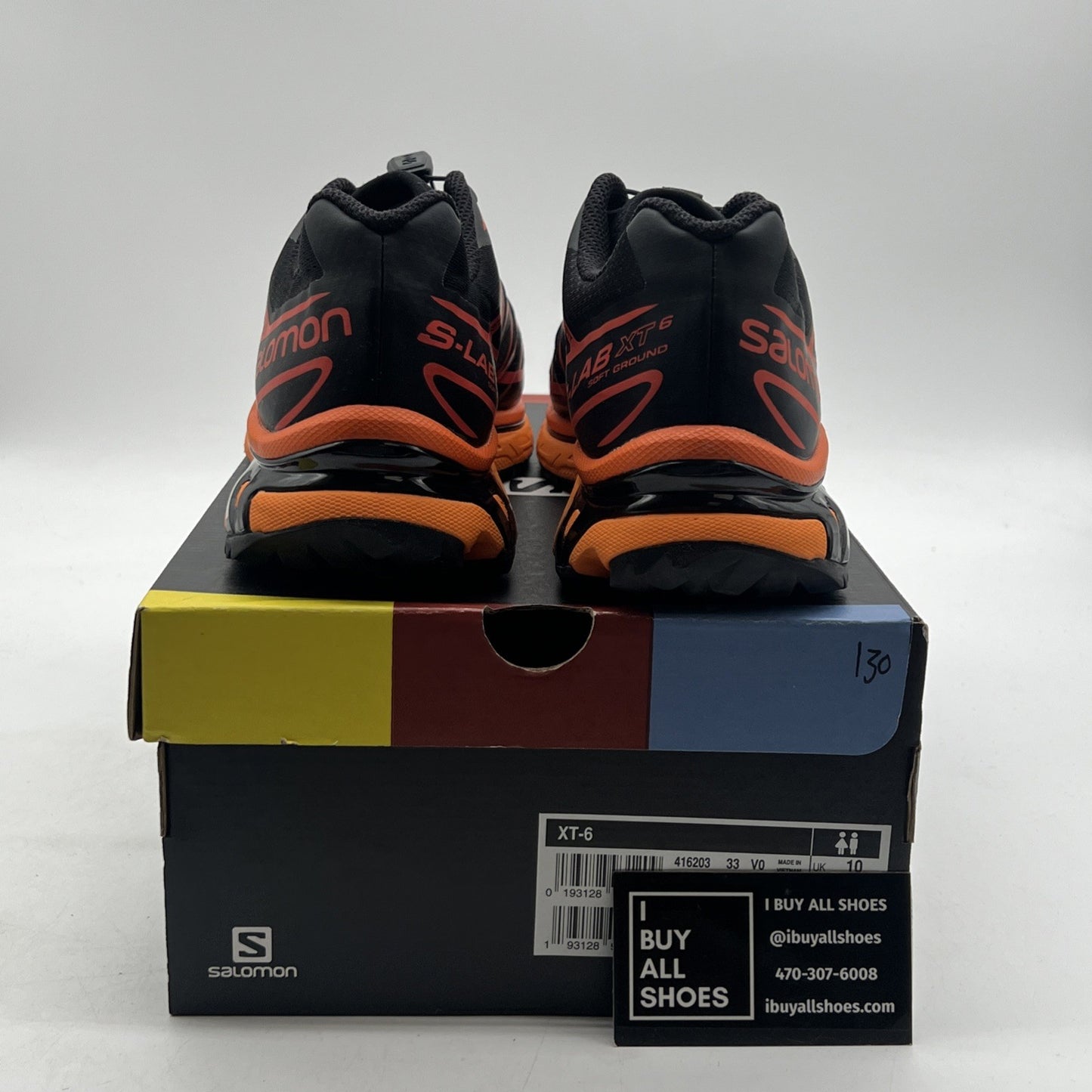 Size 10.5 - Salomon XT 6 Advanced ADV Black (416203-33V0)